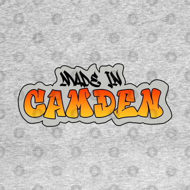 Made in Camden I Garffiti I Neon Colors I Orange by EverYouNique